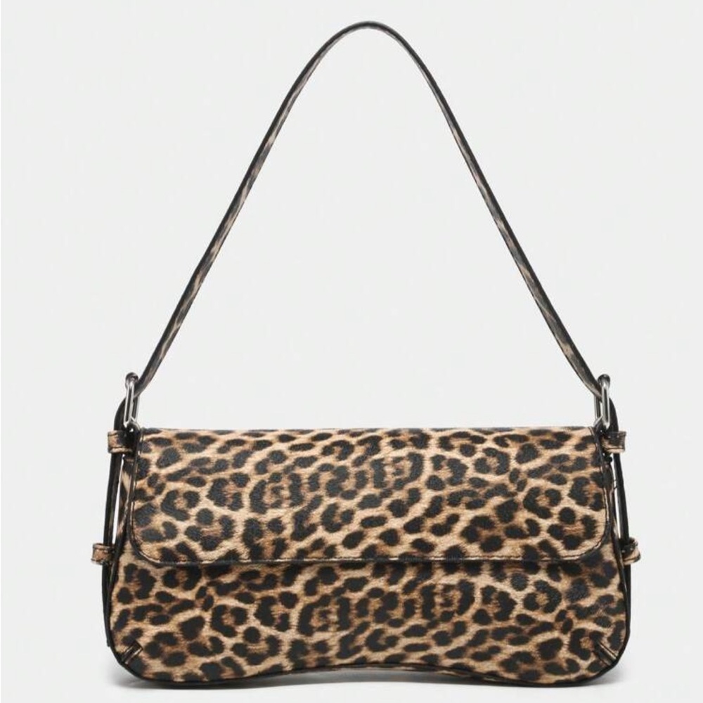 Leopard Print Shoulder Bag